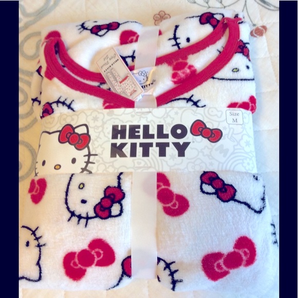 Hello kitty cozy plush pajamas set - Picture 1 of 3